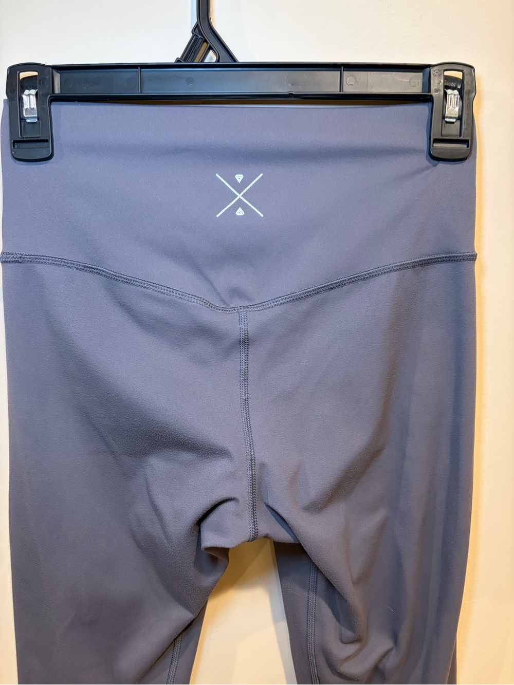Free Spirit Women's High-Waist Performance Leggings in Slate Gray, Size Small